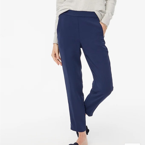 J Crew mercantile black Womens elastic waist trouser sz 2 - Picture 4 of 6